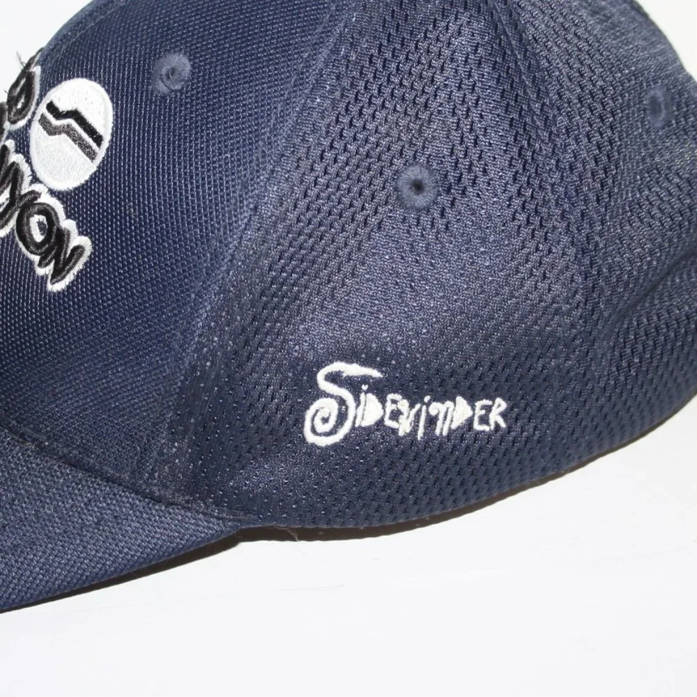 🌌🦖 Navy Blue Men’s Hat · Gold Canyon Dinosaur Mountain 🦖🌌